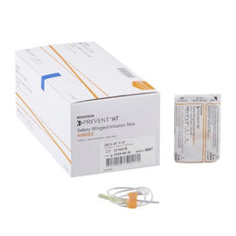 McKesson Infusion Set McKesson Prevent® 25 Gauge 3/4 Inch 12 Inch Tubing Without Port - Case of 500 - 4667-CS