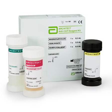 Abbott Reagent Architect™ Autoimmune Assay Anti-CCP For Architect c4100 Analyzer 100 Tests - Box of 1 - 01P6525-BX