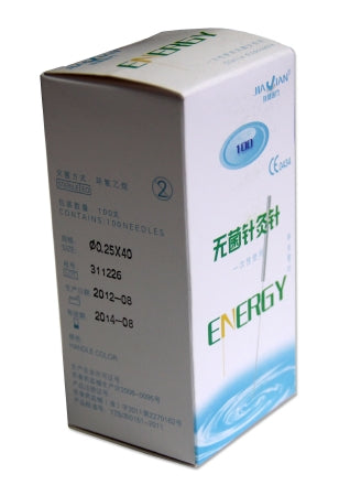 ProMed Specialties Acupuncture Needle ProMed® 5 Japanese Gauge 40 mm Length - Box of 100 - PMA-.25X40-BX