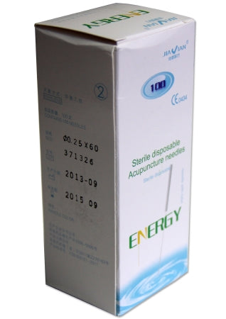 ProMed Specialties Acupuncture Needle ProMed® 5 Japanese Gauge 60 mm Length - Box of 100 - PMA-.25X60-BX