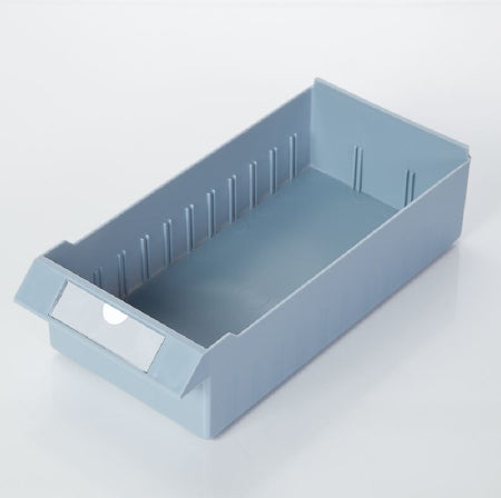 Health Care Logistics Storage Cassette Bin Light Blue Plastic 2-1/2 X 4-1/2 X 10 Inch - Each - 1322-EA
