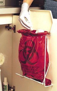 Grainger Biohazard Waste Bag 3 gal. Red Bag Polyethylene 13 X 20 Inch - Box of 1 - 3UAF3-BX