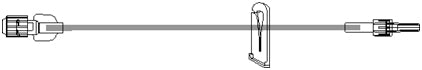 ICU Medical IV Extension Set Small Bore 72 Inch Tubing - Case of 50 - B2104-CS