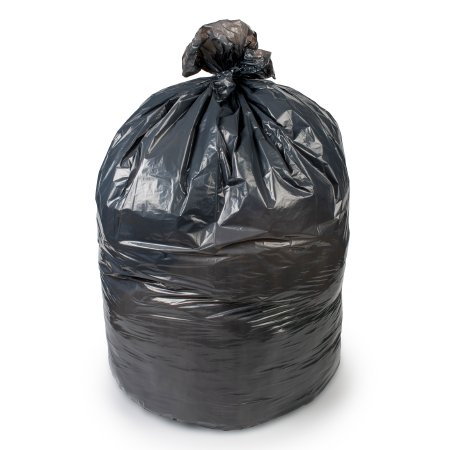 Colonial Bag Corp Trash Bag Colonial Bag 33 gal. Black LLDPE 0.60 mil 33 X 39 Inch X-Seal Bottom Flat Pack - Case of 250 - CXB39H-CS
