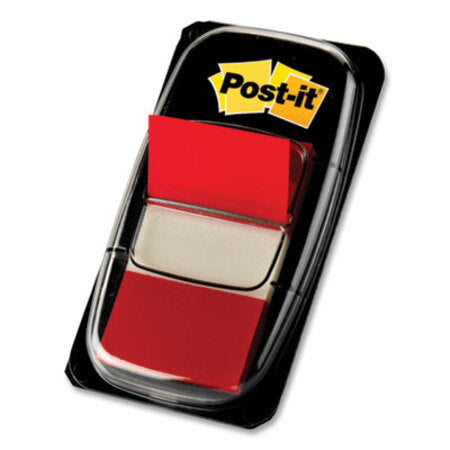 Post-it® Flags Marking Page Flags in Dispensers, Red, 50 Flags/Dispenser, 12 Dispensers/Pack - Box of 1 - MMM-680RD12-BX