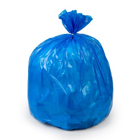 Colonial Bag Corp Recyclying Bag Colonial Bag 44 gal. Blue LLDPE 1.3 mil 38 X 48 Inch X-Seal Bottom Coreless Roll - Case of 10 - CCB44GAL-CS