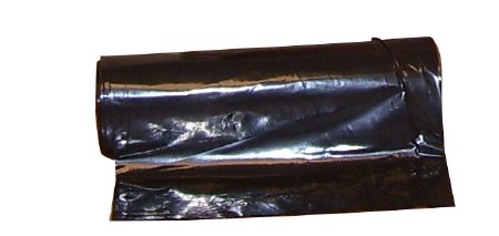 Colonial Bag Corp Trash Bag Colonial Bag 45 gal. Black HDPE 13 Mic. 40 X 48 Inch X-Seal Bottom Coreless Roll - Case of 1 - HCR48HB-CS