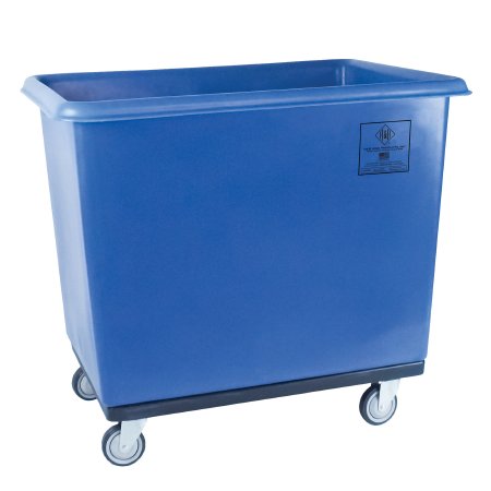 R & B Wire Products Basket Truck 12 Bushel Capacity Tubular Steel 5 Inch Clean Wheel System™ Swivel Casters - Each - 412SOC/BL-EA