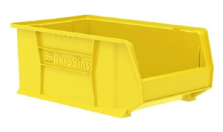 Akro-Mils Storage Bin AkroBins® Super-Size Yellow Plastic 8 X 12-3/8 X 20 Inch - CT/3 - 30281YELLO-CT