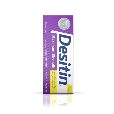 Johnson & Johnson Consumer Diaper Rash Treatment Desitin® Maximum Strength 4 oz. Tube Scented Cream - Case of 36 - 10074300000715-CS