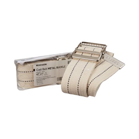 McKesson Gait Belt McKesson 60 Inch Length White - Case of 48 - 855-CS