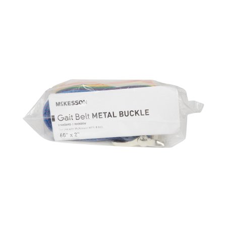 McKesson Gait Belt McKesson 60 Inch Length Rainbow Design - Each - 863-EA