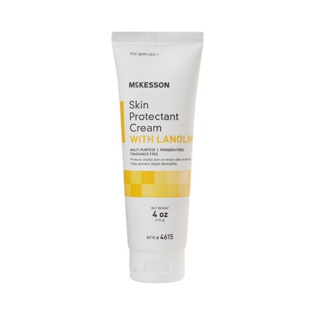 McKesson Skin Protectant McKesson 4 oz. Tube Unscented Cream - Case of 24 - 4615-CS