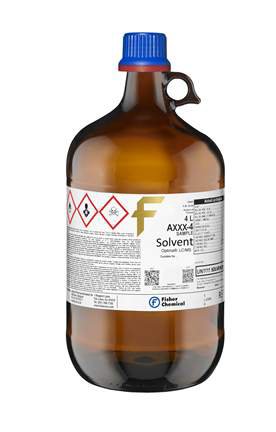 Fisher Scientific Chemistry Reagent Methanol Optima™ LCMS Grade 99.9% 4 Liter - Case of 4 - A456-4-CS