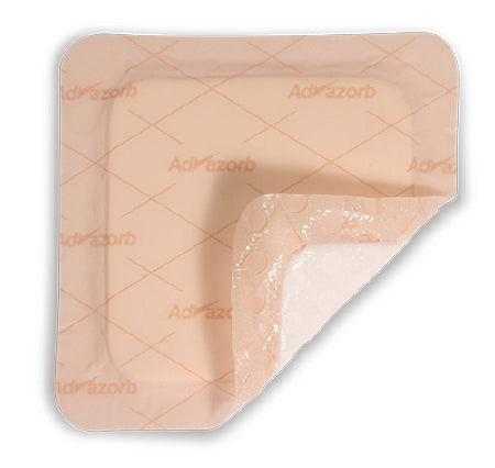 Mediusa Foam Dressing Advazorb Border® 5 X 5 Inch With Border Waterproof Backing Silicone Face and Border Square Sterile - Box of 10 - CR4192-BX