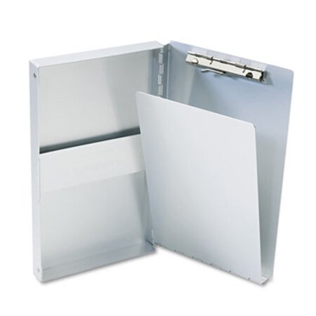 Saunders Snapak Aluminum Side-Open Forms Folder, 0.38" Clip Capacity, Holds 5 x 9 Sheets, Silver - Each - SAU-10507-EA