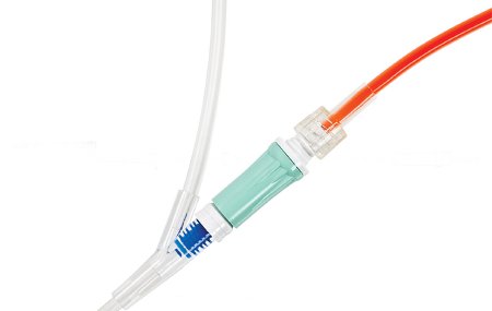 BD Secondary IV Administration Set BD Gravity 1 Port 20 Drops / mL Drip Rate Without Filter 32 Inch Tubing Chemotherapy Medication - Case of 100 - 10013364T-CS