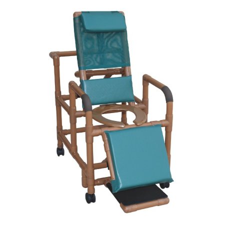 MJM International Shower Chair MJM International PVC Frame Reclining Backrest 325 lbs. Weight Capacity - Each - WT196-EA