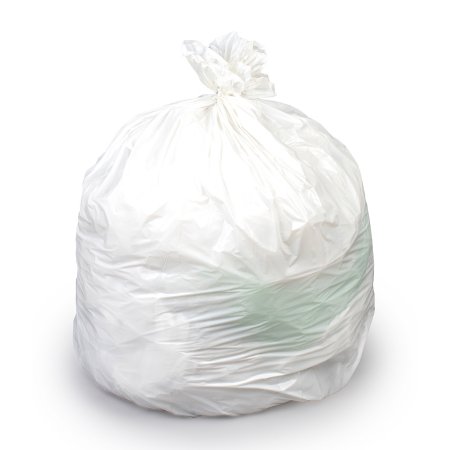 Colonial Bag Corp Trash Bag Colonial Bag Tuf 30 gal. White LLDPE 0.75 mil 30 X 36 Inch X-Seal Bottom Flat Pack - Case of 200 - XPW36X-CS