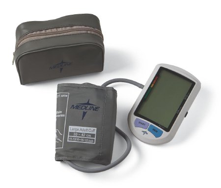 Medline Home Automatic Digital Blood Pressure Monitor Medline Adult Nylon 30 - 42 cm Desk Model - Each - MDS3001-EA