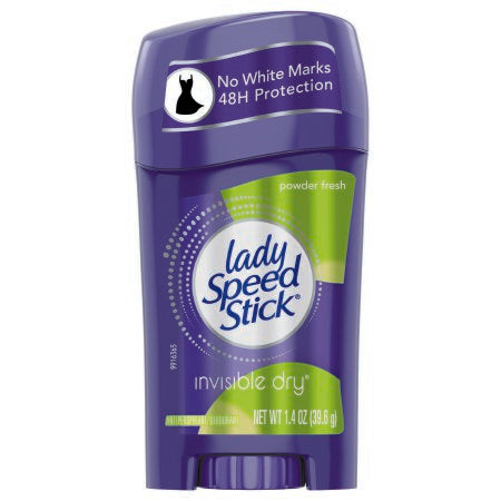 Colgate Antiperspirant / Deodorant Lady Speed Stick® Solid 1.4 oz. Powder Fresh Scent - Case of 12 - 196369-CS