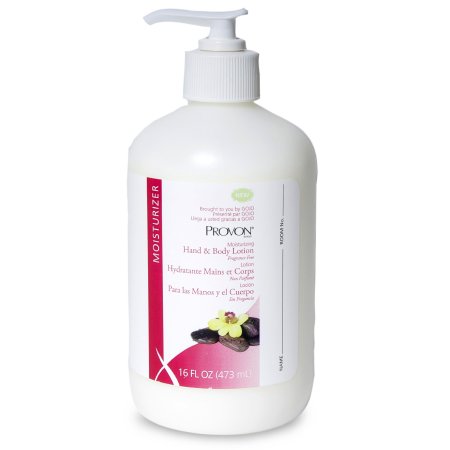 GOJO Hand and Body Moisturizer PROVON® 16 oz. Pump Bottle Unscented Lotion CHG Compatible - Case of 12 - 4235-12-CS