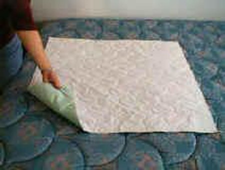 Lew Jan Textile Reusable Underpad 24 X 26 Inch Polyester / Rayon Moderate Absorbency - DZ/12 - M11-2435Q-1B-DZ