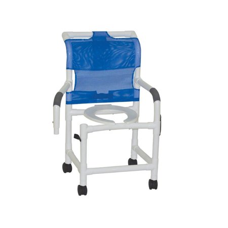 MJM International Shower Chair MJM International Drop Arms PVC Frame 300 lbs. Weight Capacity - Each - 118-3TW-DDA-EA