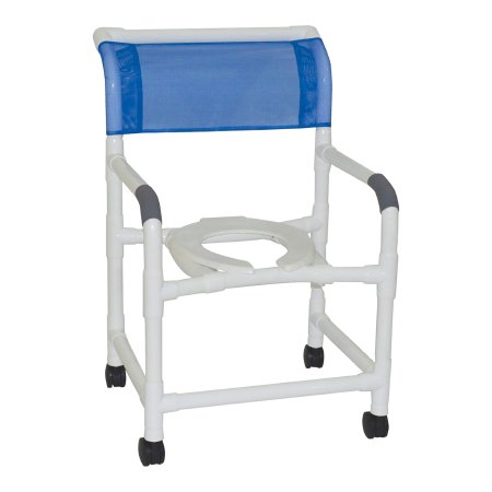 MJM International Shower Chair 100 Series PVC Frame 375 lbs. Weight Capacity - Each - 122-3TW-EA
