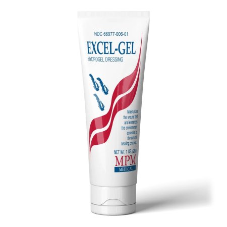 MPM Medical Hydrogel Burn Dressing Excel-Gel™ 1 oz. Gel / Amorphous - Case of 120 - MP00026-CS