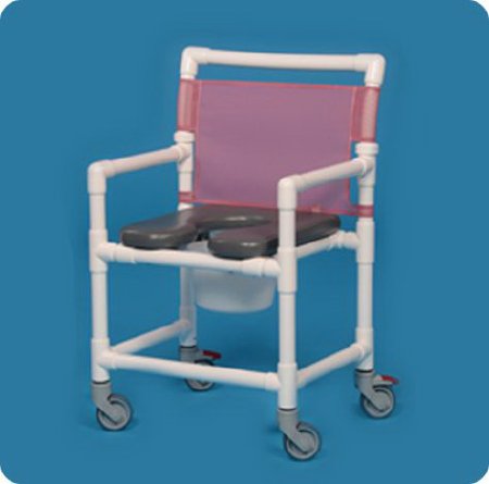 IPU Shower Chair ipu® PVC Frame Mesh Backrest 350 lbs. Weight Capacity - Each - VL OF9250 MS-EA