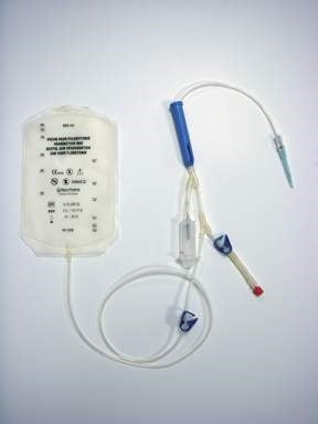 Fisher Scientific Phlebotomy Bag with Needle Macopharma 600 mL - Case of 20 - 23111002-CS