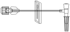 ICU Medical IV Extension Set Small Bore 4 Inch Tubing - Case of 50 - SC9051-CS