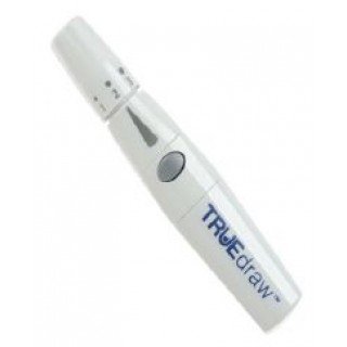 Nipro Diagnostics Lancing Device Truedraw™ Self Destructive Mechanism Push Button Activation Multiple Sites - Case of 50 - M2H01-81-CS