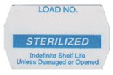 SPS Medical Supply Pre-Printed Label Advisory Label White â€œSterilized%XE2%X80? Blue - Box of 12 - URL-012-B-BX