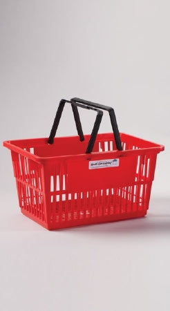 Health Care Logistics Tote Basket Red Plastic 10 X 13-1/4 X 19-1/4 Inch - Each - 4024R-EA