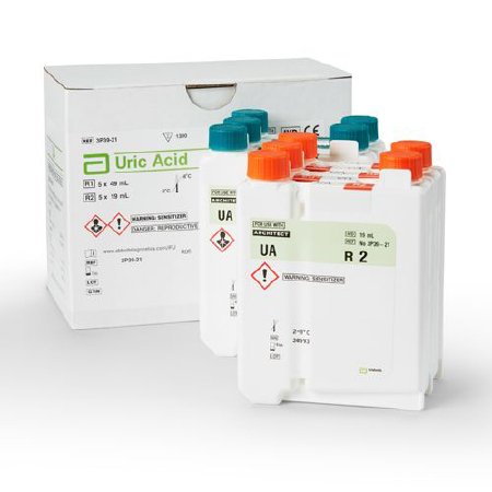 Abbott Reagent Architect™ General Chemistry Uric Acid For Architect c16000 Analyzer 1,300 Tests - Box of 1 - 03P3922-BX