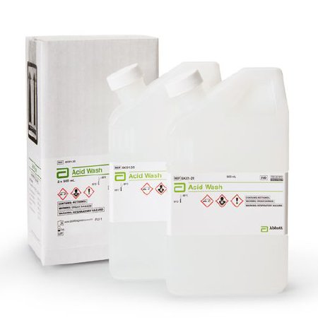 Abbott Wash Reagent Architect™ Acid Wash For Architect c16000 Analyzer 2 X 500 mL - Box of 1 - 06K0120-BX