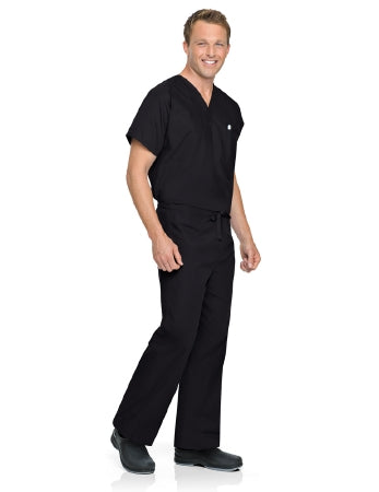 Landau Uniforms Scrub Pants Reversible Medium Black Unisex - Each - 7602BKPMED-EA