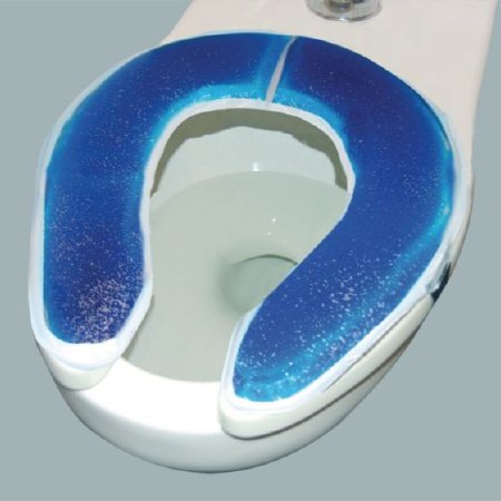 Patterson Medical Supply Commode Cushion Skil-Care™ Vinyl Surface, 1.5 X 14 X 18 Inch, Gel Foam, 350 lbs. Weight Capacity - Each - 081540913-EA