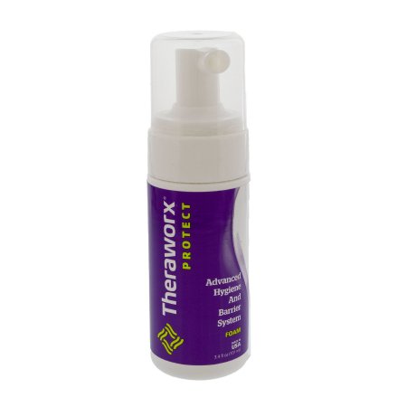 Avadim Rinse-Free Cleanser Theraworx® Protect Advanced Hygiene and Barrier System Foaming 3.4 oz. Pump Bottle Lavender Scent - Each - HXC-04Z-EA