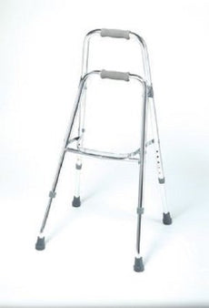 Patterson Medical Supply Folding Walker Adjustable Height Days Aluminum Frame 300 lbs. Weight Capacity 29-1/2 to 34-1/2 Inch Height - Each - 081561752-EA