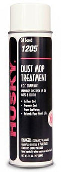 Canberra Floor Cleaner Husky® 1205 Dust Mop Treatment Aerosol 14 oz. Can Unscented - Case of 12 - HSK-1205-67-CS
