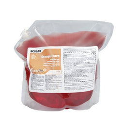 EcoLab Oasis Pro™ 16 Orange Force™ Surface Cleaner / Degreaser Nonabrasive Oasis Pro™ Integrated Dispensing System Liquid Concentrate 2 Liter Bag Citrus Scent NonSterile - Case of 2 - 6121038-CS
