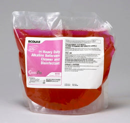 EcoLab Oasis Pro™ 66 Heavy Duty Surface Disinfectant Cleaner Alkaline Based Oasis Pro™ Integrated Dispensing System Liquid Concentrate 2 Liter Bag Floral Scent NonSterile - Case of 2 - 6110158-CS