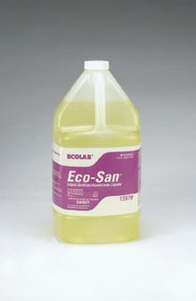 EcoLab Dish Detergent Ecolab® Eco-San® 1 gal. Jug Liquid Chlorine Scent - Case of 4 - 6113979-CS