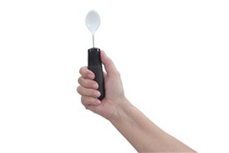 Alimed Spoon Good Grips® Built Up Handle Black Stainless Steel - Each - 2970009167-EA