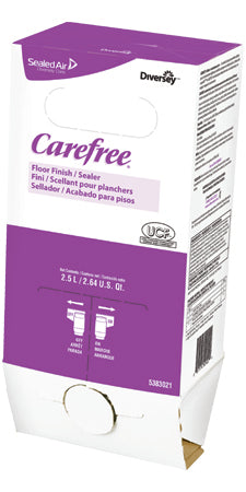 Lagasse Floor Finish Diversey™ Carefree® Liquid 2.5 Liter Bag-in-Box Ammonia Scent - Case of 6 - DVS5383021-CS