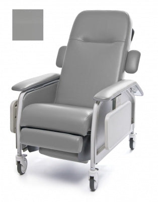 Graham-Field Clinical Care 3-Position Recliner Lumex® Dove Patriot Plus Fabric Four Tente® Swivel Caster, Three Locking Caster - Each - FR577RG8567-EA