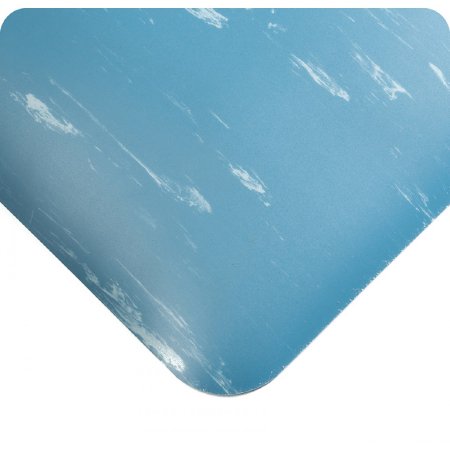 Fisher Scientific Anti-Fatigue Floor Mat Tile-Top™ AM SpongeCote® 3 X 10 Foot Blue PVC / Anti-Microbial Nitrile Infused Sponge - Each - 19151181-EA